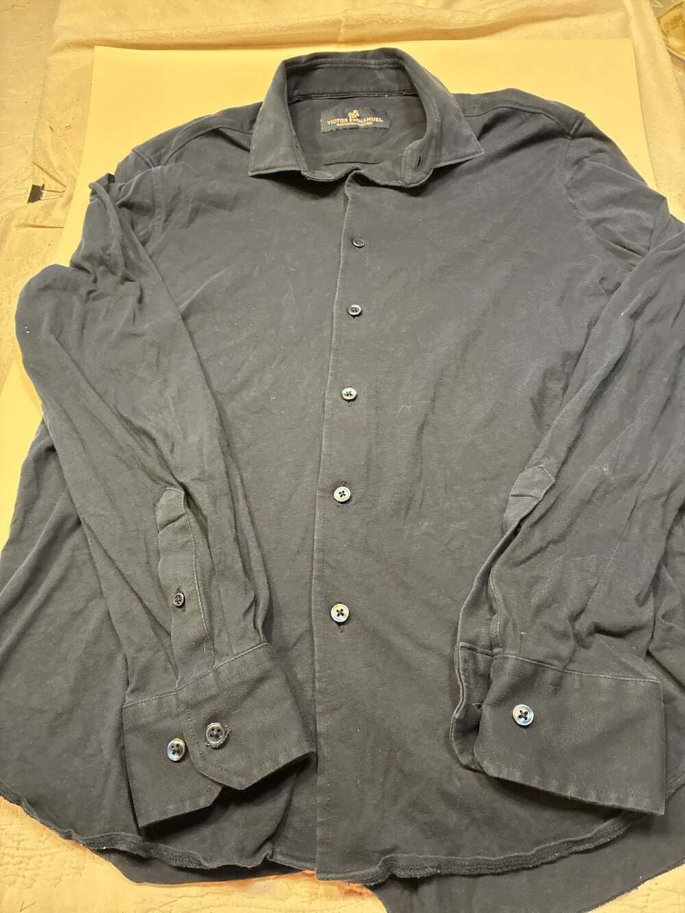 Victor Emmanuel Shirtmaking Since 1981 Long Sleeve Button-Down Shirt